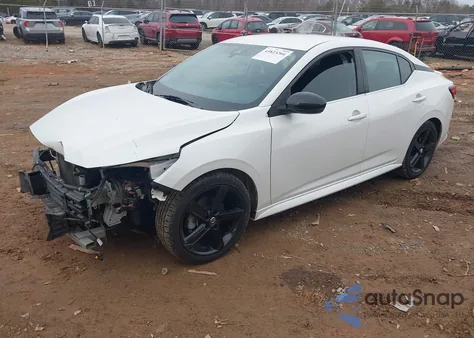 2021 Nissan Sentra Sr Xtronic Cvt z USA, uszkodzony, nr VIN 3N1AB8DV9MY280096